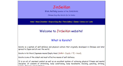 Desktop Screenshot of jinseikan.com
