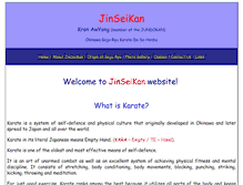 Tablet Screenshot of jinseikan.com